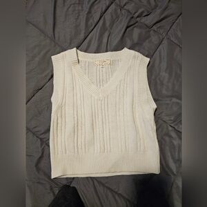 White dress crop top